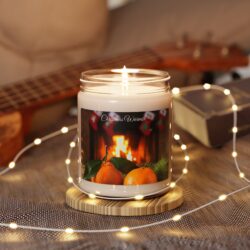 Christmas Warmth Soy Candle – 9oz, Vegan & Non-Toxic