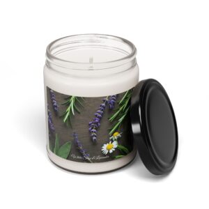 Soy Candle: White Sage and Lavender - 9oz, Vegan & Non-Toxic