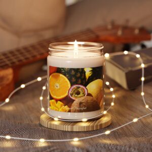 Peppered Passionfruit Soy Candle - 9oz, Vegan & Non-Toxic - Image 2