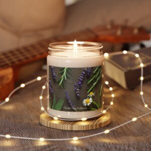 Soy Candle: White Sage and Lavender - 9oz, Vegan & Non-Toxic - Image 2