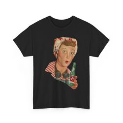 Retro Pop Art Vintage “Lemon Soda Girl” Unisex T-Shirt